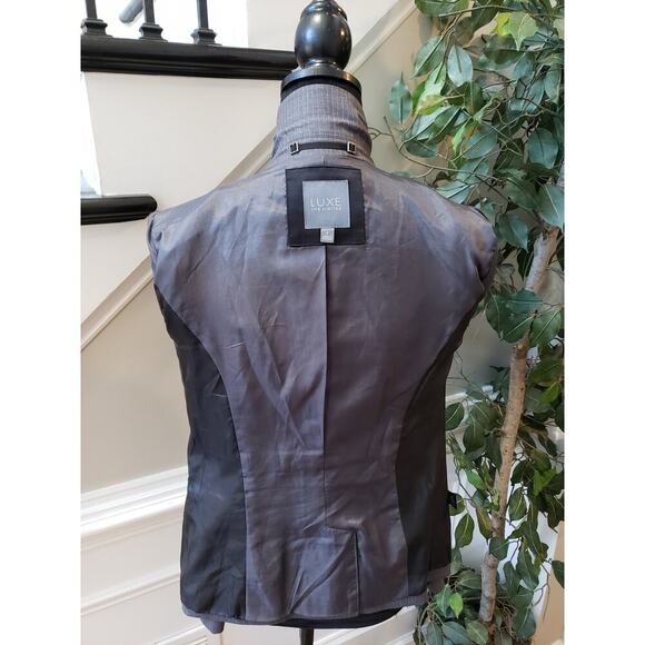 The Limited Blazer Jacket Women's Size 4 Gray Pinstripe Wool Single Breasted - Picture 4 of 16